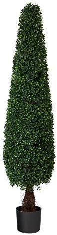 Nearly Natural 5ft Boxwood Topiary Artificial Tree UV Resistant