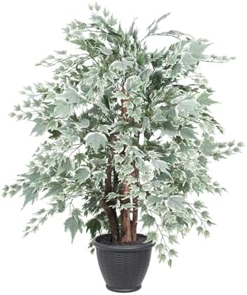 Vickerman 4ft Artificial Silver Maple Bush with Container