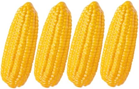 LOGOFUN 4pcs Fake Corn Artificial Corn Decor Prop