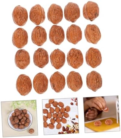 50pcs Artificial Walnut Decorations for Home and Office