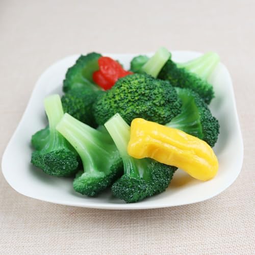 Cabilock 10Pcs Artificial Broccoli Decorations