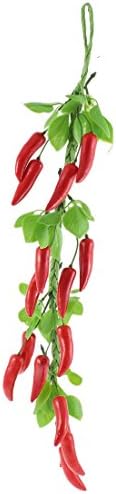 Uxcell Artificial Chili Pepper Garland for Home Decor