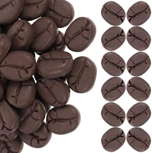 Toyvian Artificial Coffee Beans for DIY Craft and Cafe Display