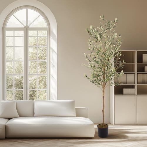 Faux Olive Tree 6FT Artificial Indoor Plant with Fruit