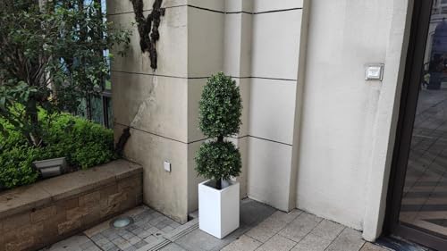 4ft Artificial Boxwood Topiary Tree 2 Pack Porch Decor