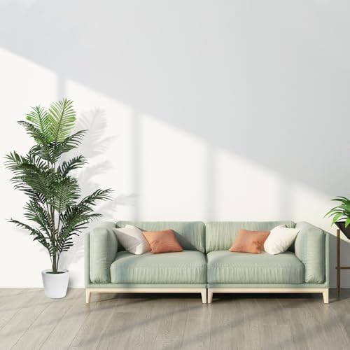 6ft Faux Palm Trees Set of 2 - Indoor Outdoor Artificial Tree