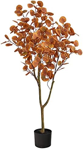 Nearly Natural 4ft Autumn Eucalyptus Artificial Tree 1