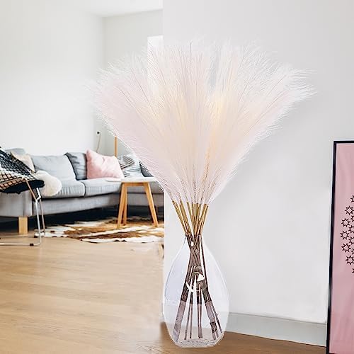 38 Inch 10 Stems White Pampas Grass Decor