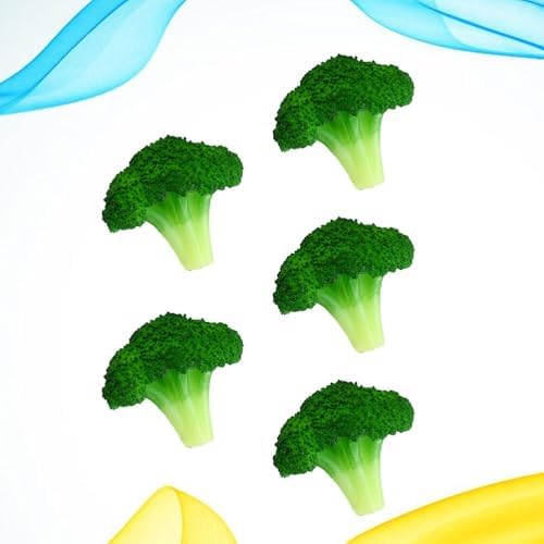 Cabilock 10Pcs Artificial Broccoli Decorations