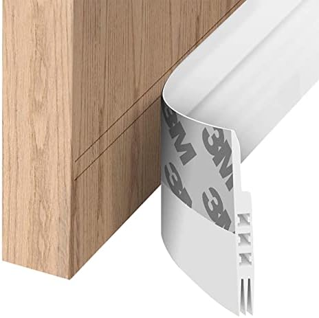 NC Door Draft Stopper 39 Length White Heat Insulation