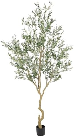 Nafresh 9ft Realistic Artificial Olive Tree Decor