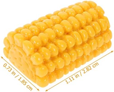 Kisangel 30pcs Resin Fake Corn Decorations