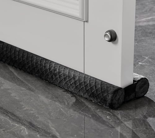 Premium Velvet Door Draft Stopper 30 to 36 Adjustable