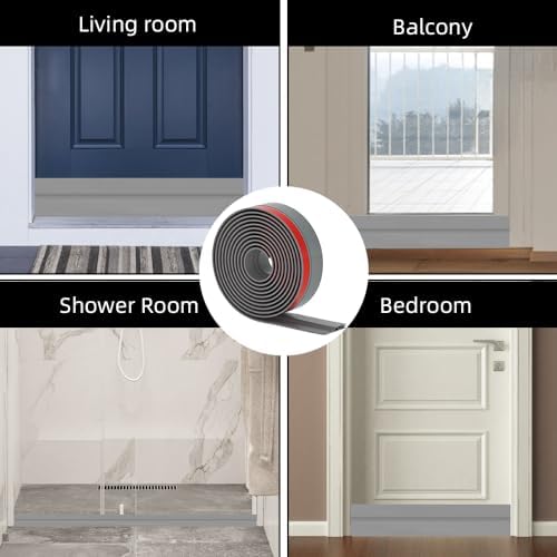 Ormestop Door Draft Stopper 78 Inch Grey