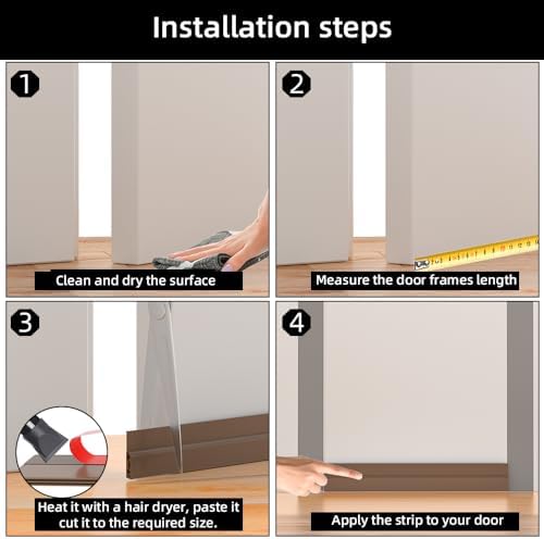Ormein Door Draft Stopper 78inch Brown