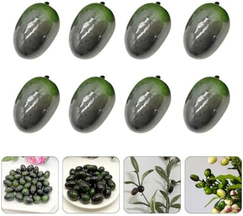 30pcs Fake Olive Foam Artificial Fruit Decor Props