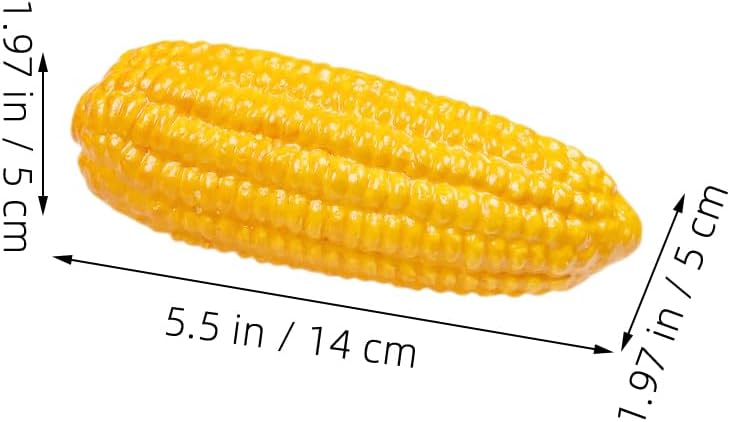 LOGOFUN 4pcs Fake Corn Artificial Corn Decor Prop