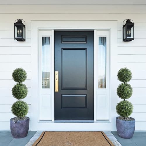 Momoplant 2 Pack Triple Ball Boxwood Topiaries