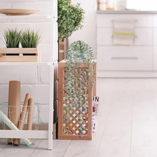 BACAMA Decorative Hanging Plants Faux Ivy Eucalyptus Vine