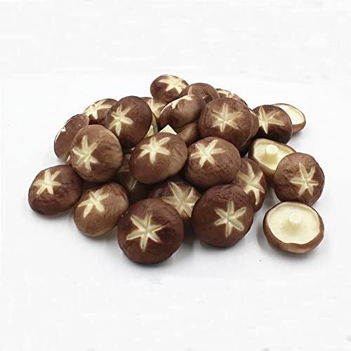 Artificial Mushroom Decoration 6 Pcs Home Decor