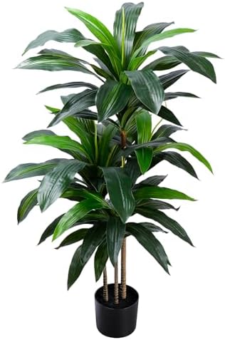 YEPDIN Artificial Dracaena Tree 4FT Indoor Decor