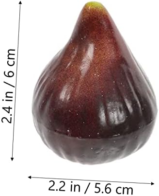 5Pcs Artificial Fig Models for Home Office Decor Display