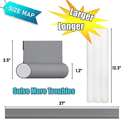 SYIPO One Sided Door Draft Stopper 37 Inch