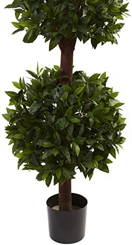 Nearly Natural 65ft Sweet Bay Triple Ball Topiary