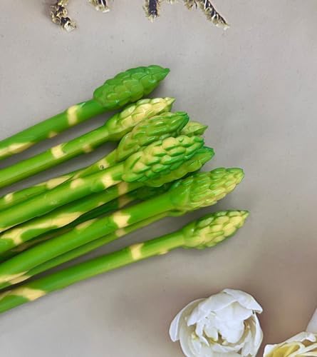10 Pcs Realistic Plastic Asparagus Ornaments Decor Props