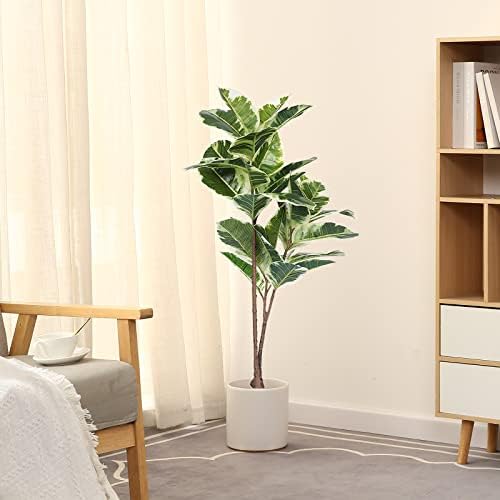 Floworld 43in Tall Artificial Ficus Tree with Pot