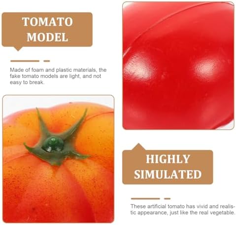 Cabilock 4pcs Foam Tomato Decorations for Home and Kitchen