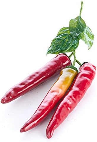 Factory Direct Craft Artificial Red Chili Peppers 4 Pack