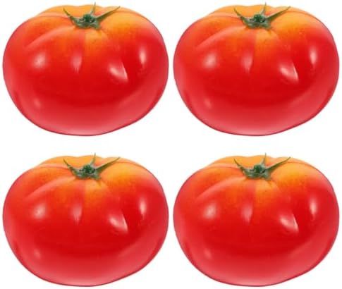 Cabilock 4pcs Foam Tomato Decorations for Home and Kitchen