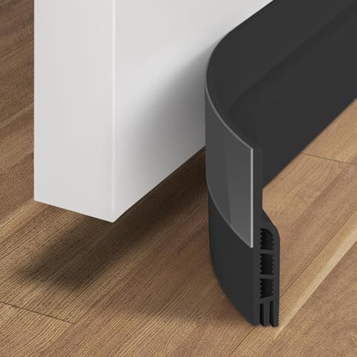 Holikme Door Draft Stopper Weather Stripping Seal 38 Inch Black