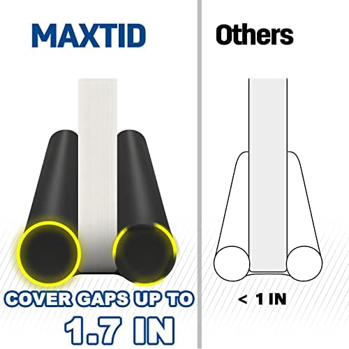 MAXTID Large Door Draft Stopper 30 Inch Grey