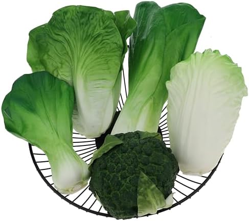Woration Realistic Artificial Vegetable Set 5pcs