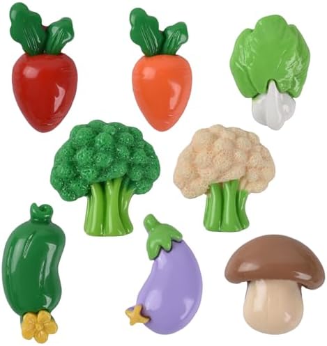 Mini Mixed Vegetables 16Pcs Resin Decor