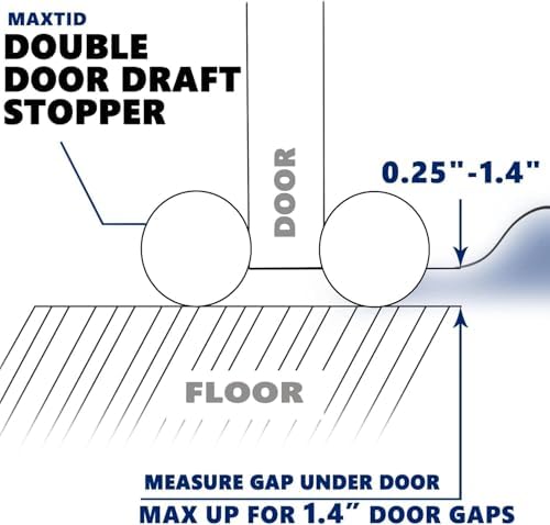 MAXTID 32 Inch Door Draft Stopper
