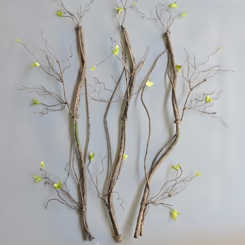 3Pcs Artificial Bendable Tree Branches for Home Decor