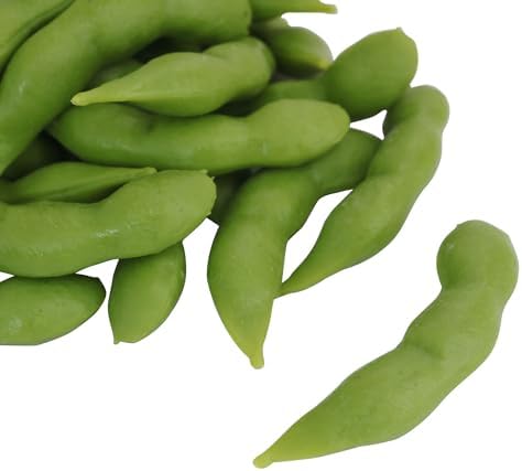 XGNG 24PCS Artificial Soybean Pods for Kitchen Display