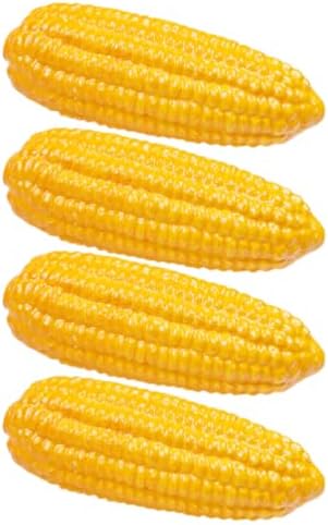 LOGOFUN 4pcs Fake Corn Artificial Corn Decor Prop