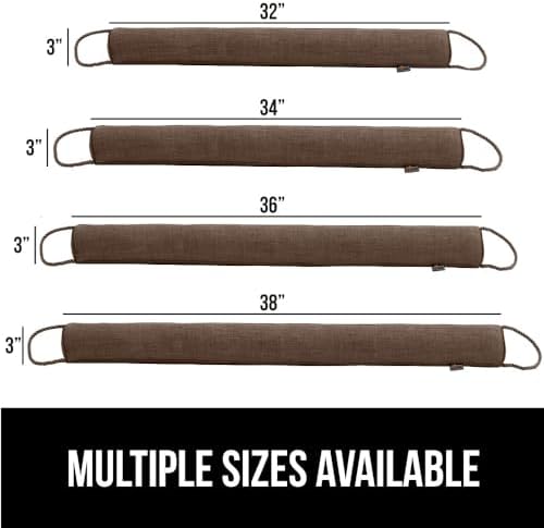 GORILLA GRIP Door Draft Stopper 36 Inch Brown