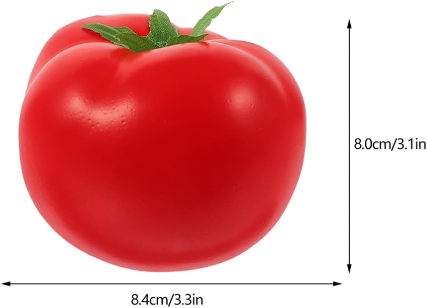 6pcs Artificial Tomato Decor for Home Kitchen Party