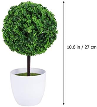 BESPORTBLE 2 Pcs Artificial Topiary Trees Farmhouse Decor