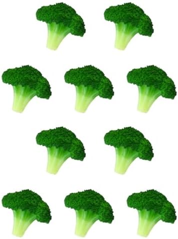 Cabilock 10Pcs Artificial Broccoli Decorations