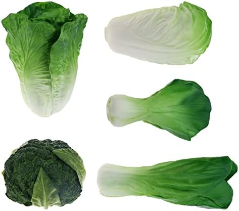 Woration Realistic Artificial Vegetable Set 5pcs