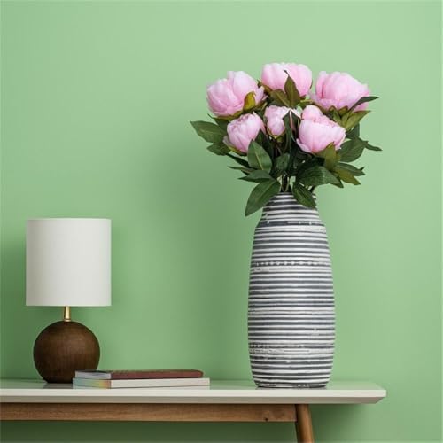 Vickerman 23 Inch Artificial Pink Peony Brush