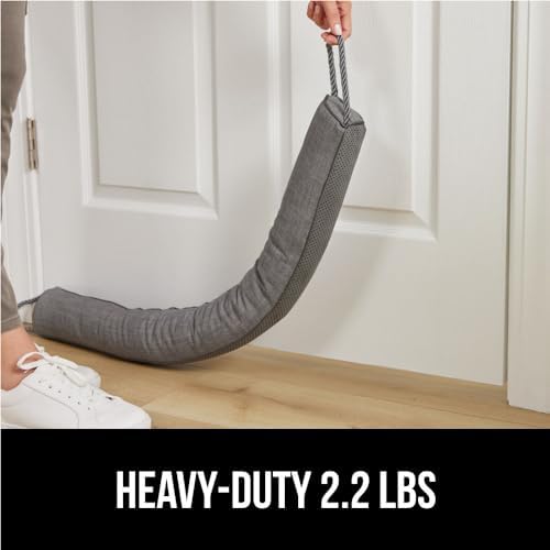 GORILLA GRIP Draft Stopper 32 Inches Slate Gray