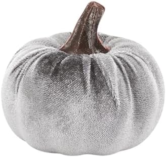 8Pcs Halloween Pumpkin Decorations Velvet Mini Pumpkins