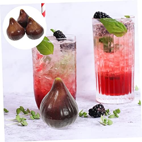 5Pcs Realistic Artificial Fig Models for Home Kitchen Display